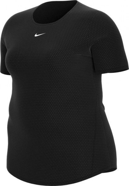 Футболка Nike NP TOP SS ALL OVER MESH PLUS AV9731-010 р. 1X чорний