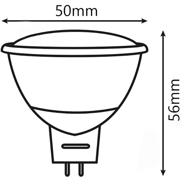 Лампа светодиодная Hopfen 4 Вт MR16 матовая GU5.3 220 В 4200 К 