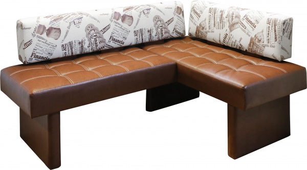 Уголок кухонный Берегиня Допио коричневый коричнево-бежевый 