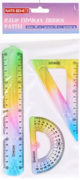 Набор линеек гибких Pastel Nota Bene