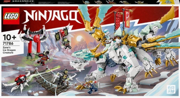 Конструктор LEGO NINJAGO Істота Крижаний Дракон Зейна 71786