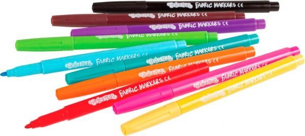 Маркеры для тканей Colorino Creative 10 шт. 80095PTR разноцветный 