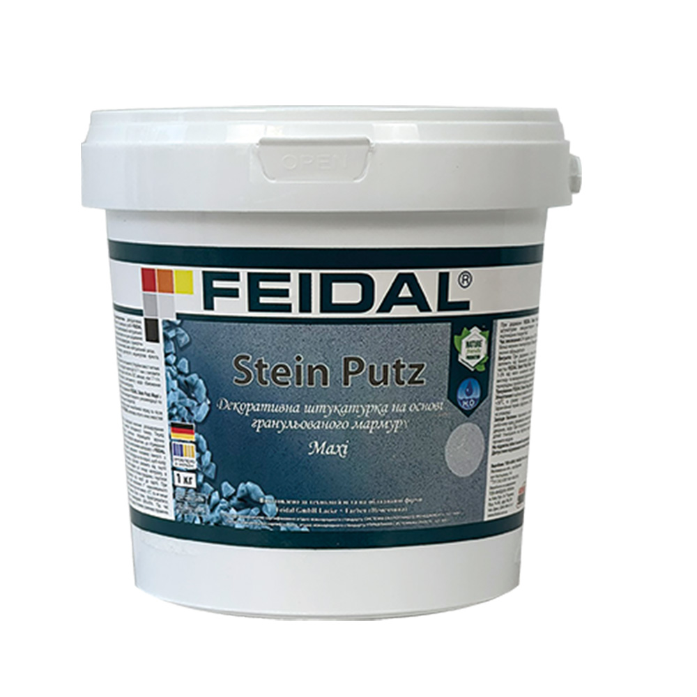 Декоративная штукатурка камешковая Feidal Stein Putz Maxi Braunrot 1 кг
