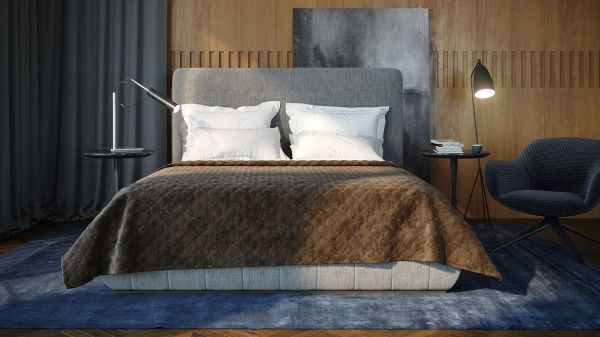 Покрывало 180x240 см ТЕП коричневый 