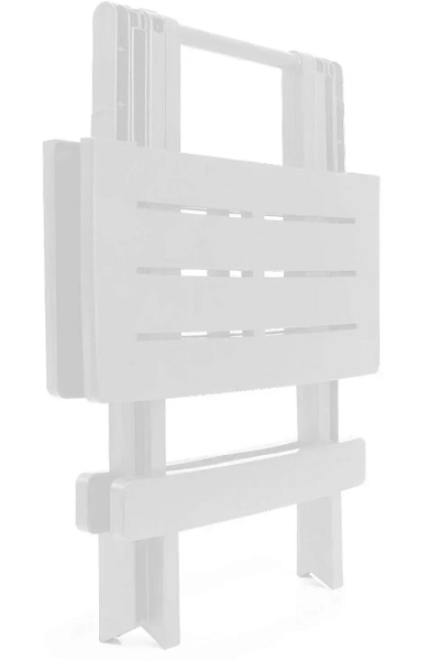 Стол пластиковый ProGarden ADIGE раскладной 44x44x50 белый ADI080BI