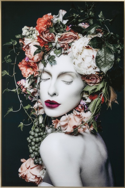 Картина на склі try Lady 80x120 см Styler GL-01597 