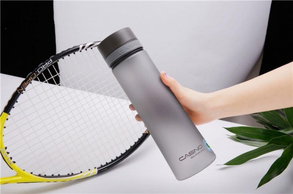 Пляшка спортивна 1000 мл Casno сірий KXN-1111_Grey