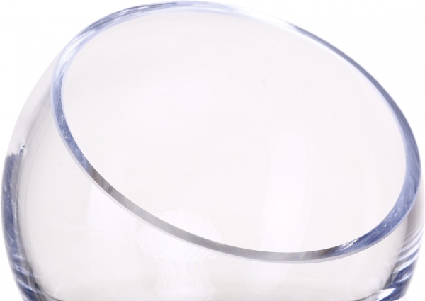 Ваза Снігур H13 D14 см 13 см прозорий 