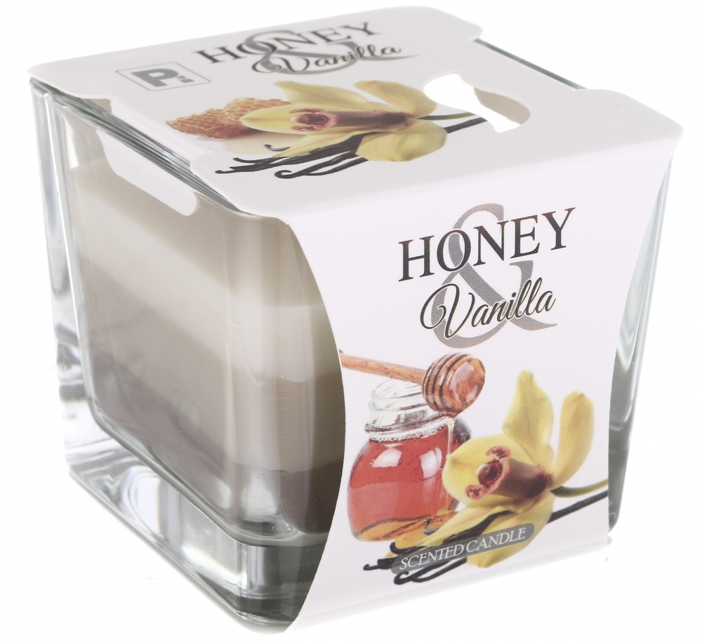 Свеча ароматическая Pako-If Мед и ваниль квадрат 70х63 мм