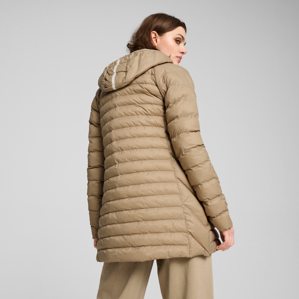 Куртка жіноча зимова Puma PACKLITE PRIMALOFT LONG HOODED JACKET 84940667 р.XS світло-коричнева