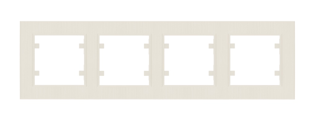Рамка четырехместная Makel Karea Line горизонтальная белый 86001704