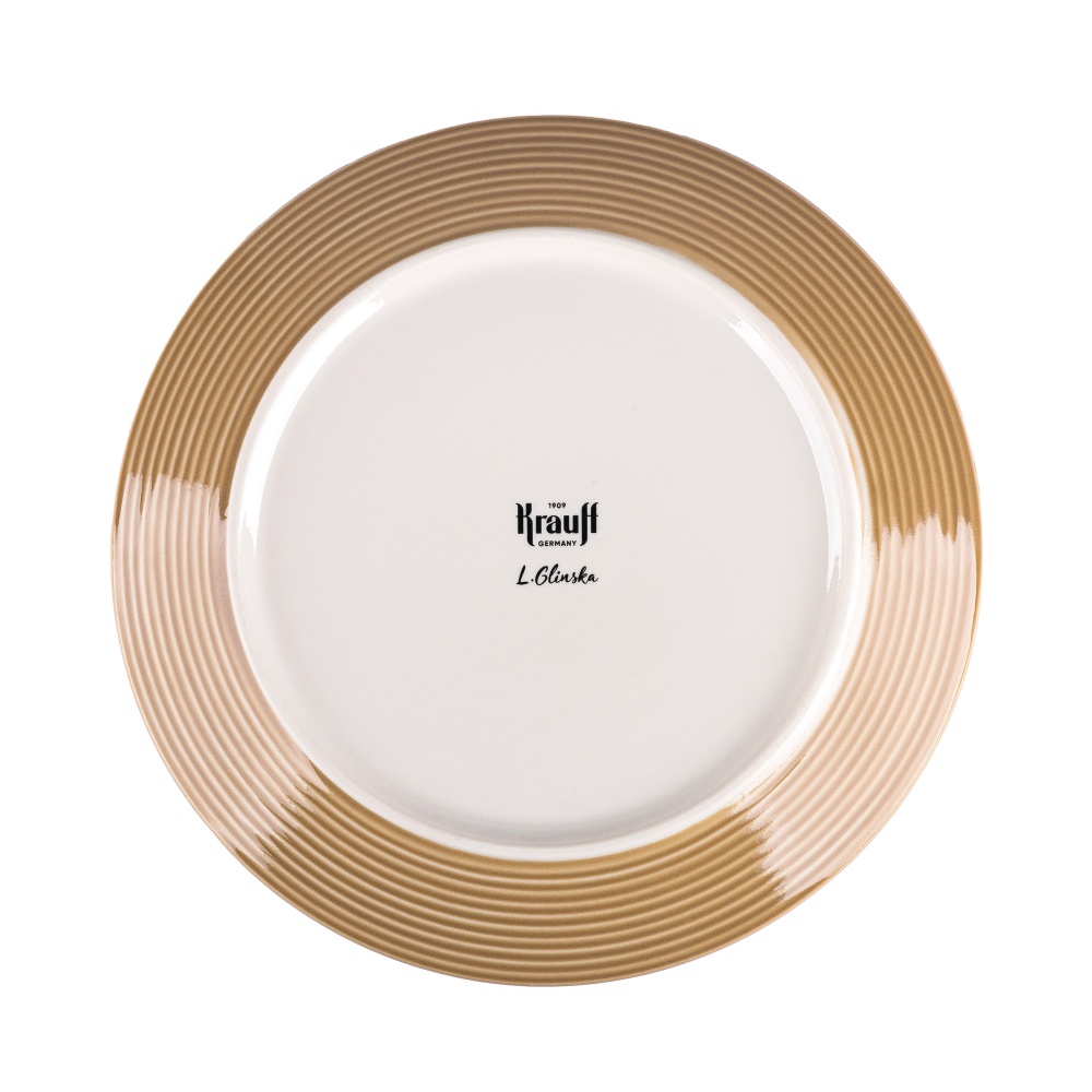 Тарілка підставна Krauff Zen Brown 25,2 см 24-320-024