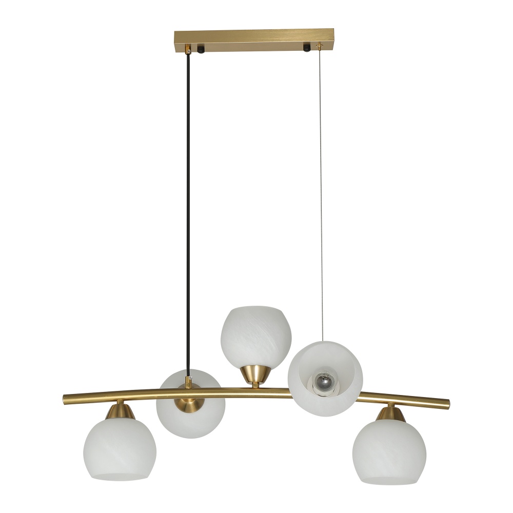 Люстра підвісна Miorro Magnolia 700x330x900мм 5x40 Вт E27 мідь 51-311-179