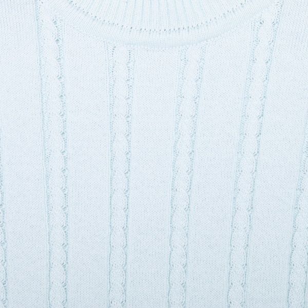 Джемпер Галушко для девочки косичка р.122 мятный 6130 