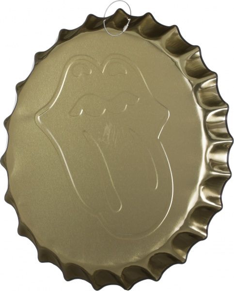 Декор настенный Крышка от бутылки жестяная Tongue d40 