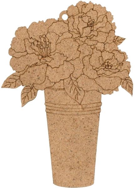 Заготовка Букет цветов 1 7,7x11 см 5 шт. Rosa Talent 