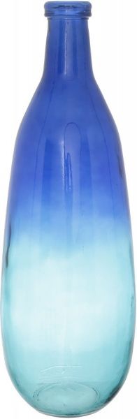 Ваза стеклянная голубая MONTANA h=75 см San Miguel