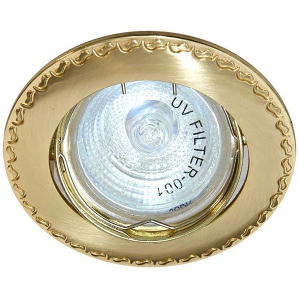 Светильник Feron 125Т G5.3 матовое золото