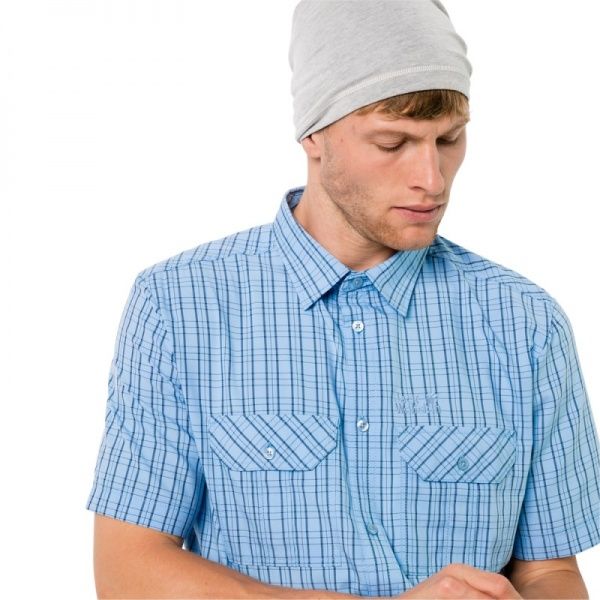 Сорочка Jack Wolfskin THOMPSON SHIRT MEN 1401042-7817 р. L блакитний