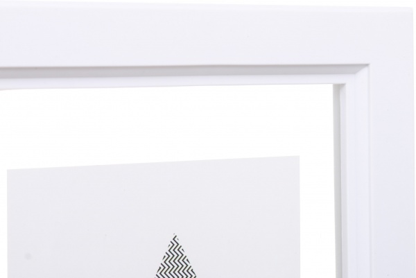 Фотоколаж Тріпл 50,5х24х2 см 3 фото 10x15 см білий 