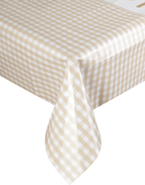 Скатерть Дом 137x180 см бежевый Даріана 