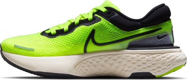Кроссовки Nike ZoomX Invincible Run Flyknit CT2228-700 р.US 12,5 салатно-черный