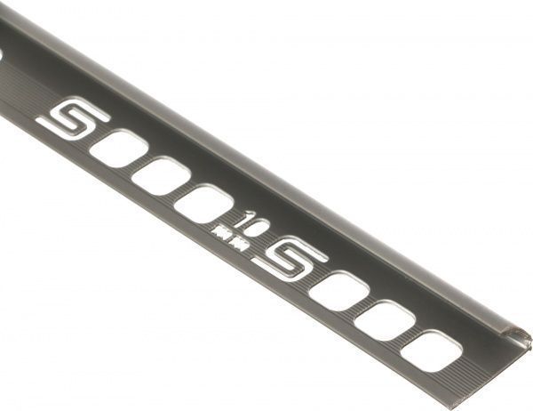 Уголок для плитки Salag внешний 03 ПВХ 10003 10 мм 2,5м серый 