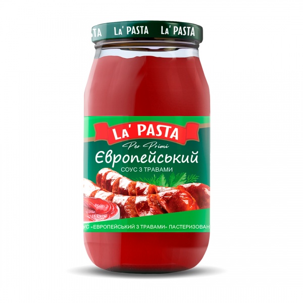 Соус La Pasta Европейский с травами 460 г