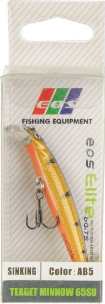 Воблер EOS Sinking 10 г 65 мм натуральный