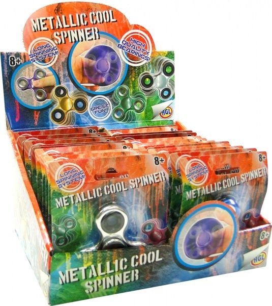 Іграшка-антистрес HGL Metallic Cool Spinner в асортименті