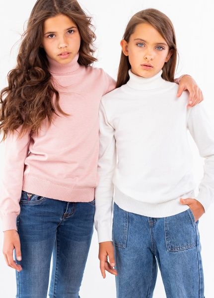 Водолазка для девочки Top Hat р.128 пудровый 20065 