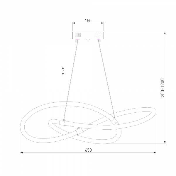 Підвіс Smart Warta LED 46W Wi-Fi