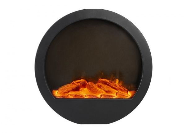 Настільна лампа декоративна ФАZА Камін FL-D36USB чорний 5034396 