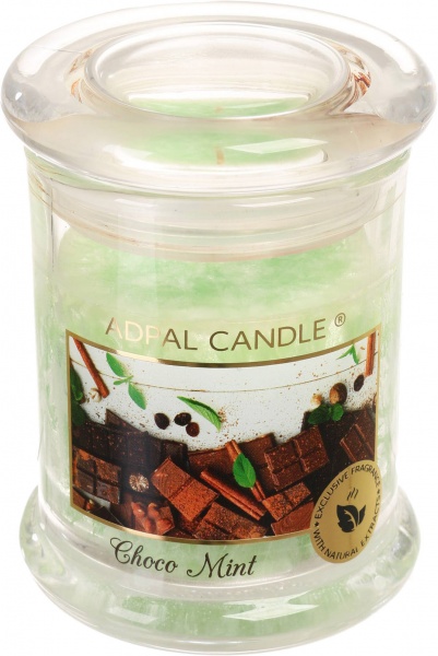 Свеча ароматическая Pako-If Шоколад и мята 10х7,6 см (А-197) 