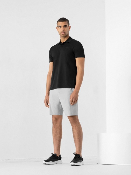 Поло 4F POLO SHIRT M008 RL9SS22TPTSM008-20S р.L чорний