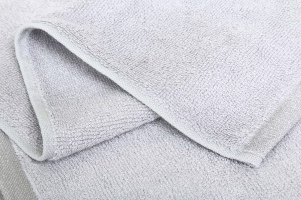 Полотенце махровое Glossy 50x90 см серебряный Texpol 