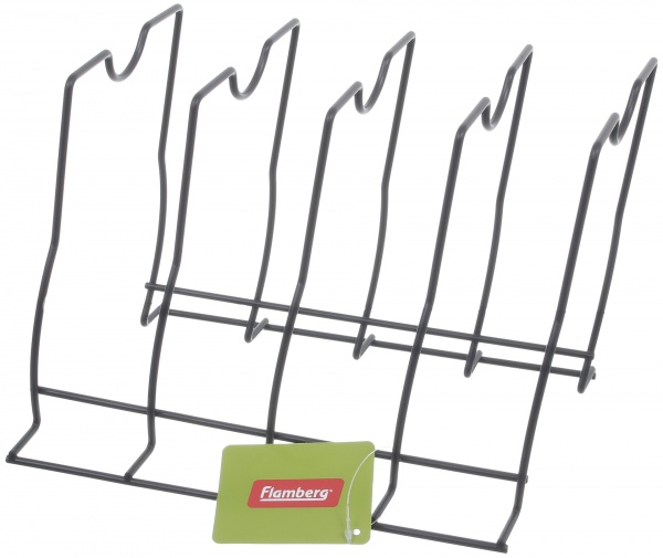 Держатель настольный для крышек и досок черный Flamberg