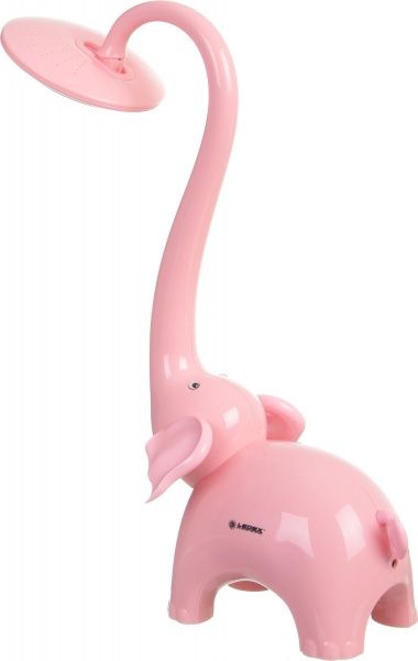 Настільна лампа слон Менні 1x60 Вт G4 рожевий LX-102927 