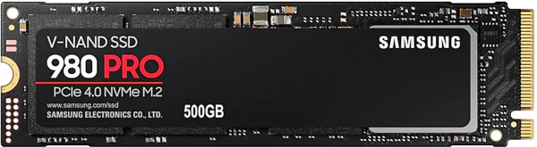 SSD-накопитель Samsung 980 PRO NVMe 500GB M.2 PCI Express 3.0 x4 3D V-NAND (MZ-V8P500BW) 