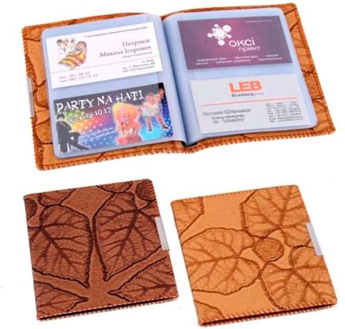 Візитниця з тисненням на 80 візиток TY357-80 Eco-Eagle