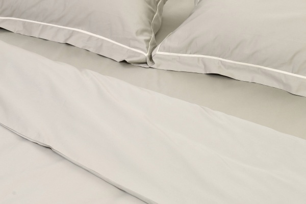 Комплект постельного белья Solid 2 серо-зеленый La Nuit 