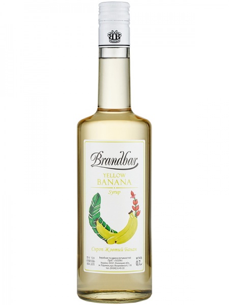 Сироп Brandbar Банан желтый 0.7 л 
