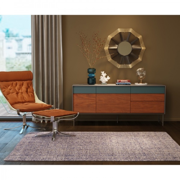 Ваза KARE Design Marvelous Duo 36 см синяя 