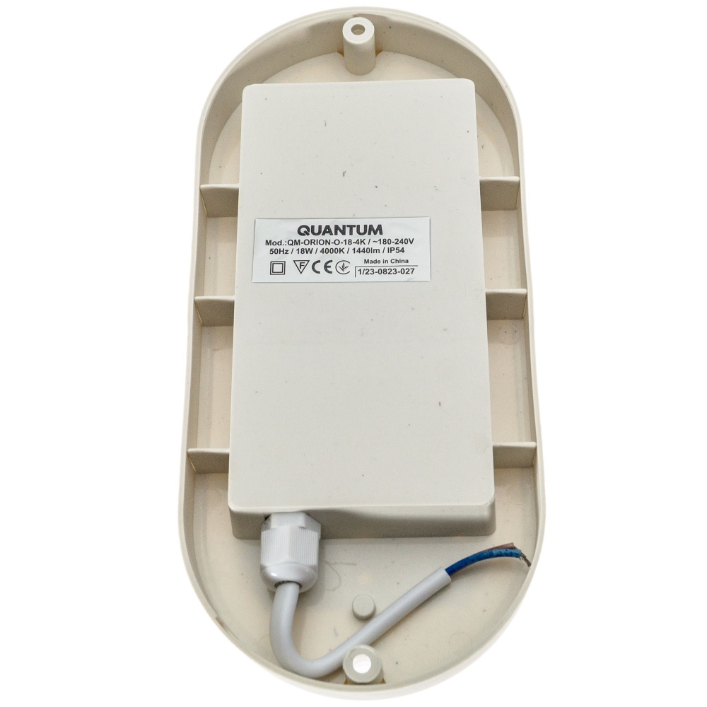 Светильник светодиодный Quantum 18 Вт -20 + 35 К белый QM-Orion-O-18-4К