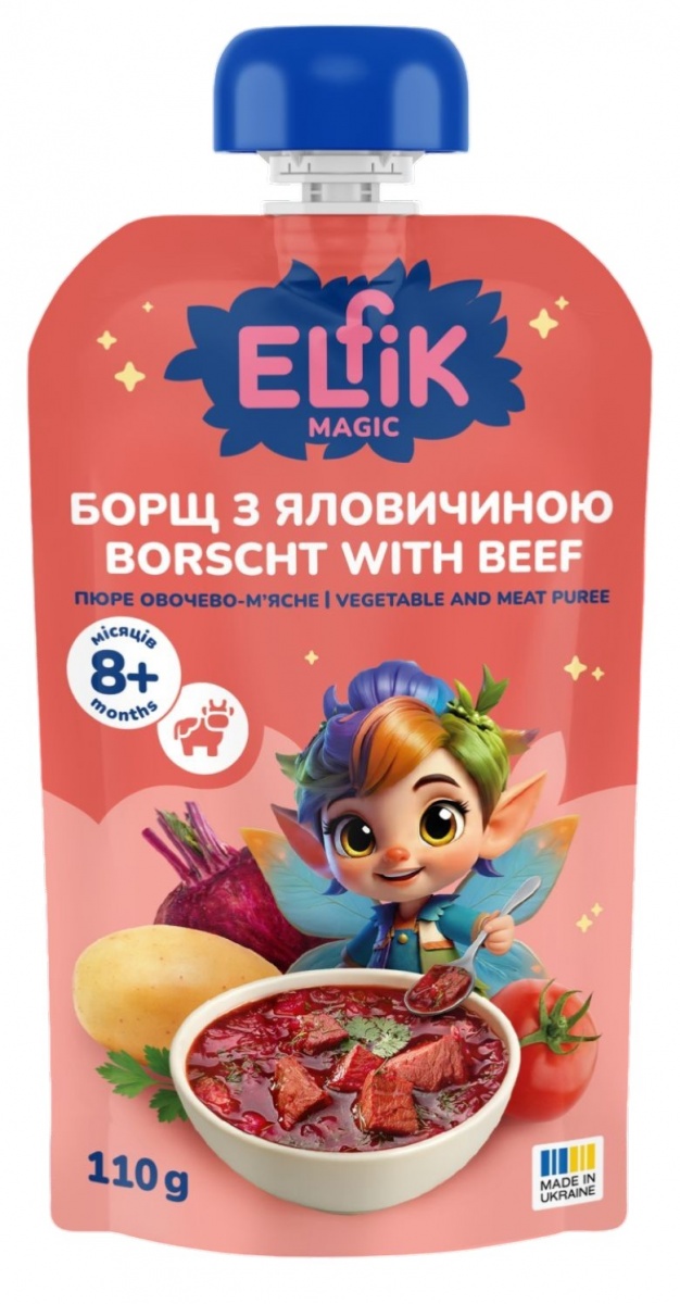 Борщик украинский Elfik Magic с говядиной 110 г — фото 1