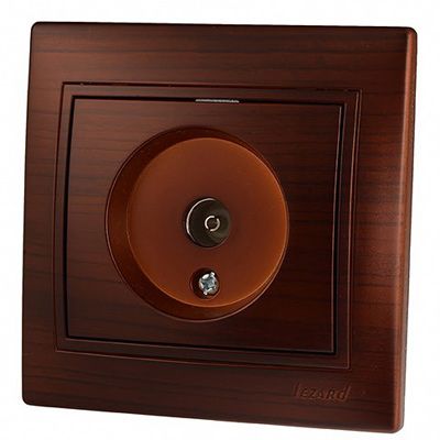 Розетка Lezard Mira 701-0404-129 античний кедр