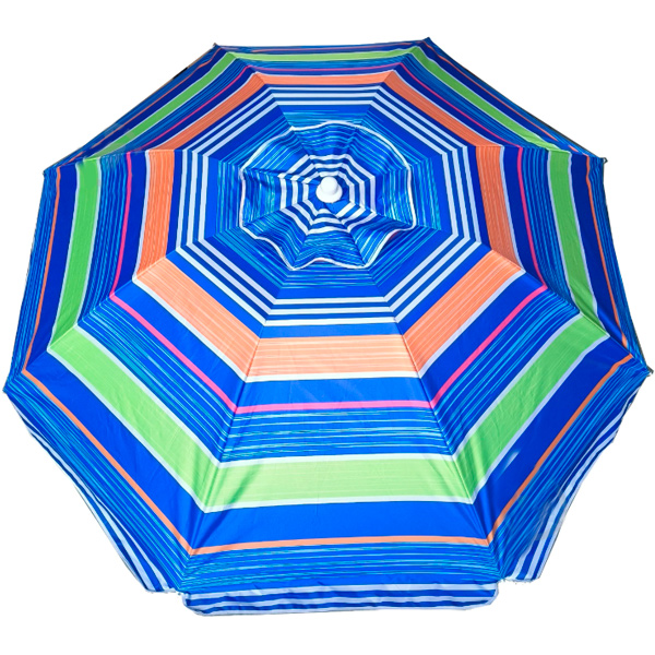 Пляжный зонтик Indigo с защитным покрытием D2 м синяя полоска