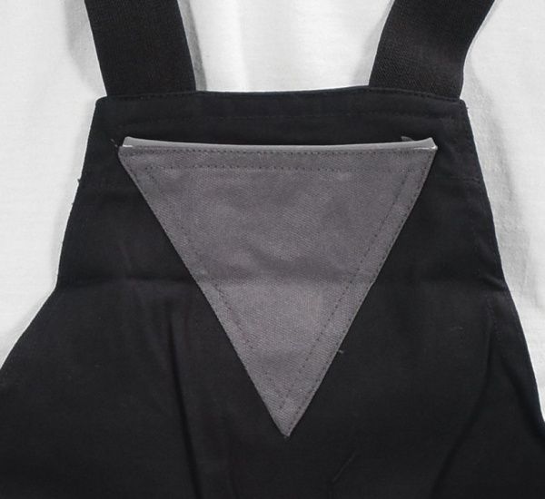 Полукомбинезон рабочий YATO р. XL YT-80173 черный с серым