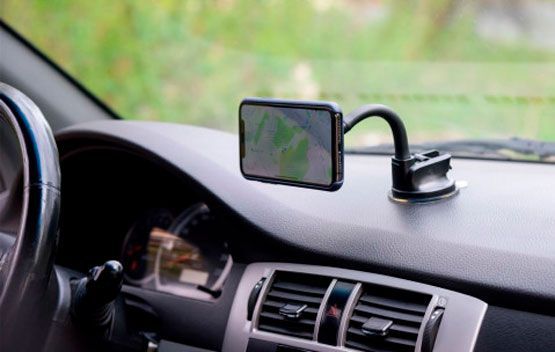 Автодержатель Grand-X MT-03 для телефона магнитный (МТ-03) 