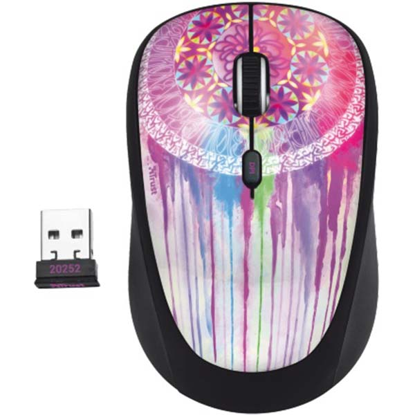 Миша бездротова Trust Yvi Wireless Mouse dream catcher
